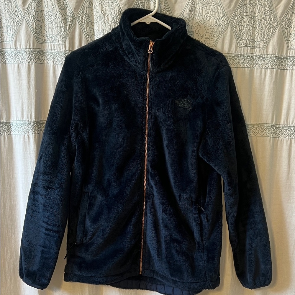 The North Face Navy Fleece Zip-Up Jacket